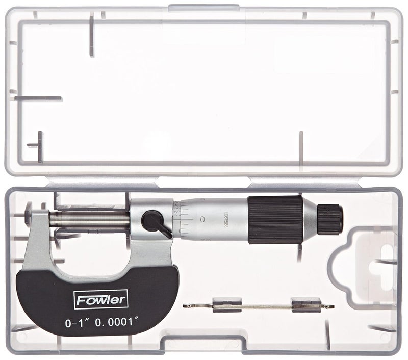 Fowler 52-229-201-0 Swiss Style Outside Micrometer with 0-1" Measuring Range - Image 2