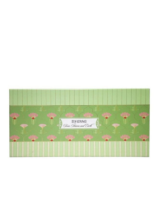 Nyassa مجموعة هدايا طقوس الاستحمام من Temple Mogra تحتوي على صابون وجل استحمام وشامبو وبلسم وغسول للجسم؛ مجموعة هدايا لجميع المناسبات؛ مكون طبيعي؛ هدية مثالية لجميع المناسبات  - Image 4