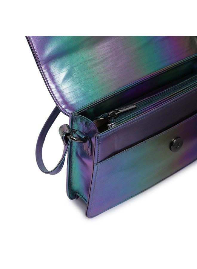 fastrack حقيبة كتف هيكلية فاستراك للنساء | حقيبة حفلة للسيدات، النساء | حقيبة لامعة أنيقة مصنوعة من جلد فاكس - Image 4