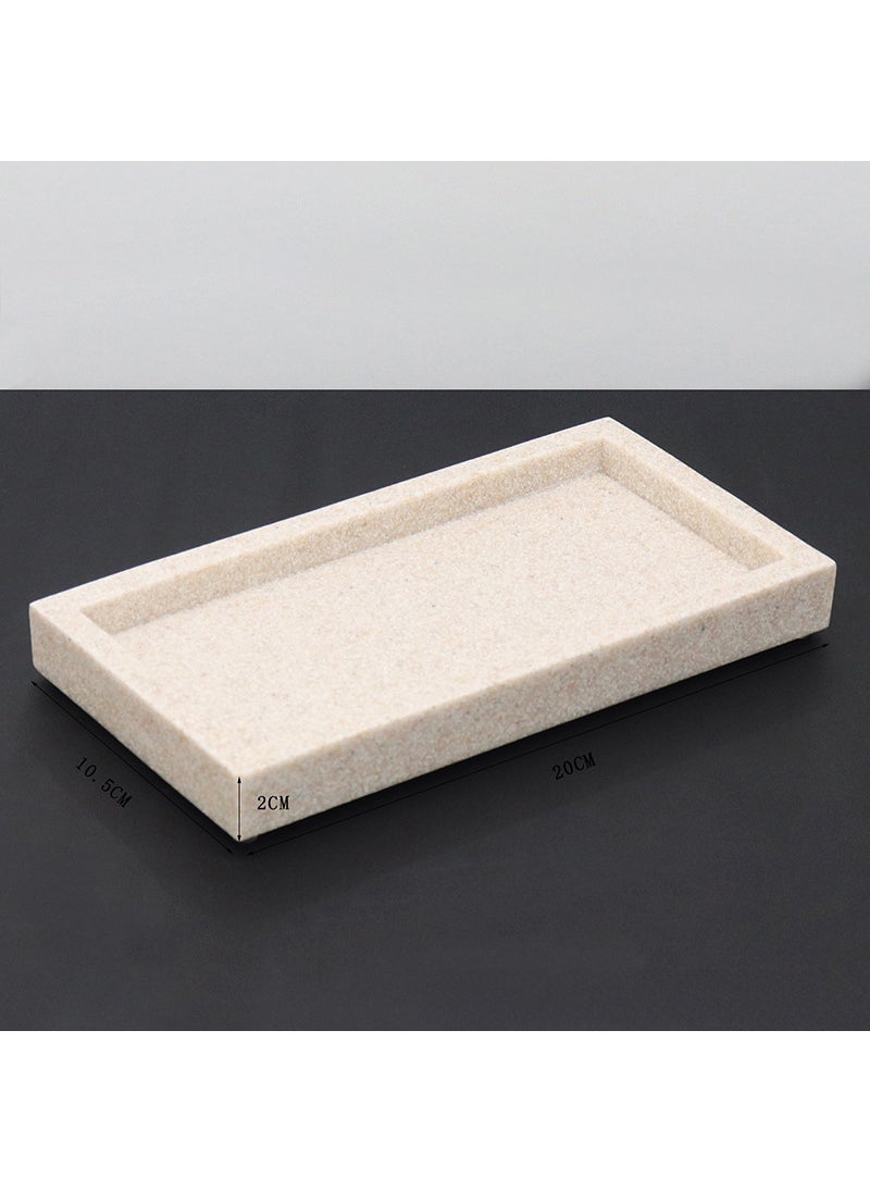 Marble Pattern Resin Toilet Tray Hotel Storage Tray European Style Bathroom Toiletries Storage Tray Template Sand Lime Small Flat Bottom Tray - pzsku/Z85F58563B9AAEE10FACDZ/45/_/1730314630/cfb282b0-d1da-4bb9-b325-efafb5ff5cc8