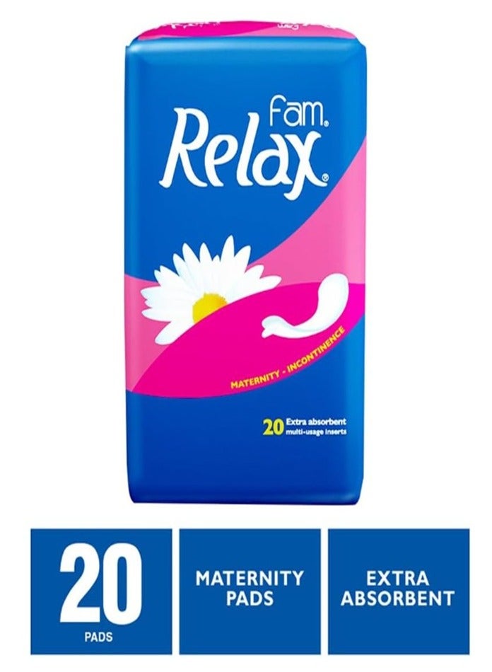 Fam Protect Sanita Relax Maternity Pads, 20 Pads - Image 3