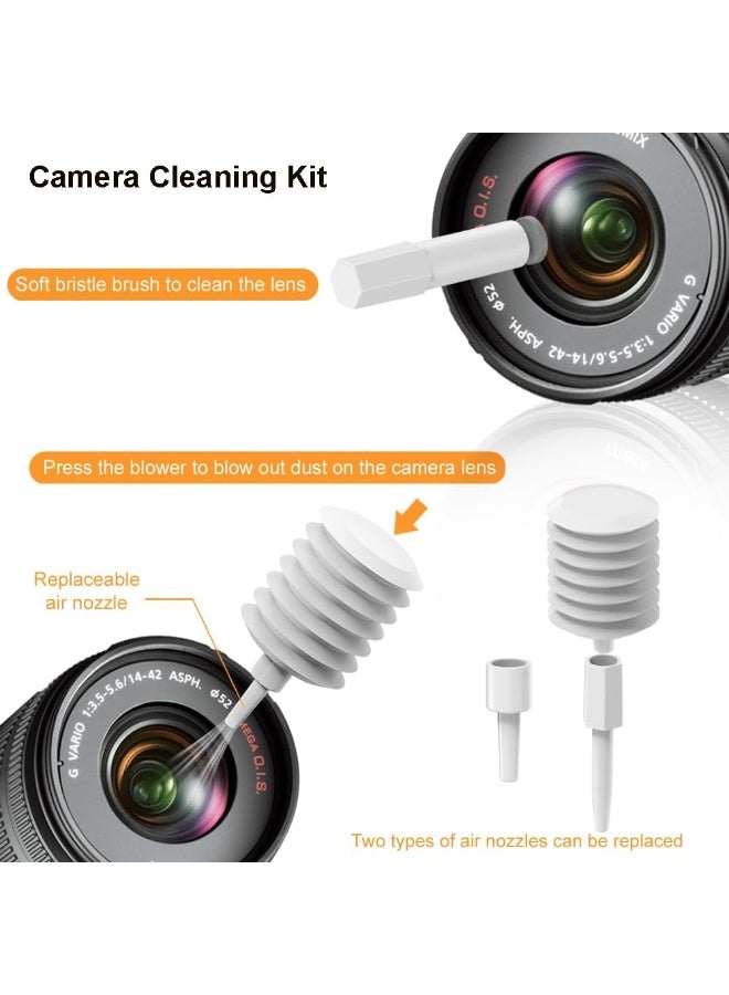 SUKILO 20 in 1 Keyboard Cleaner Kit with Brushes, Keycap Puller, Dust Blower, Cleaning Cloth, Air Nozzle & Storage Box for Laptop, Camera, Screen, iPad, iPhone, Headphones, Earbuds, Electronics - Image 5