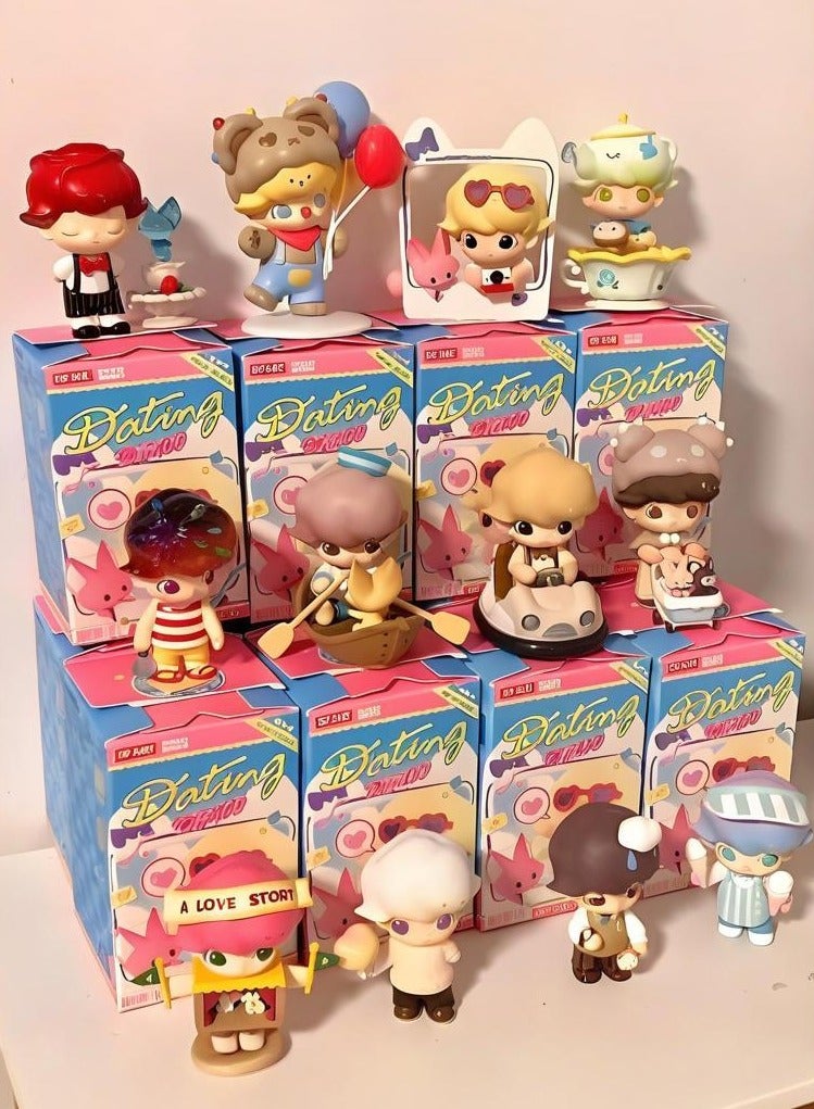 POP MART Dimoo Dating Series Figures DIMOO Blind Box Figures, Random Design Action Figures Collectible Toys Home Decorations, Holiday Birthday Gifts, Single Box - Image 3