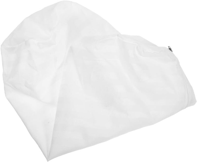 Cylindrical Neck Support Pillowcase Zippered Closure Soft Cotton Cover for Travel Home and Office Round Pillow Slipcover for Waist Support 2-Pack - Image 1