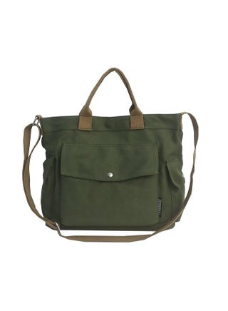 Canvas Crossbody Tote Shoulder Purse Bag for Women and Men with Multi-pocket for Shopping, Travel and Work - pzsku/Z85F5B9204A7E6725579CZ/45/_/1701229160/740f44ac-e9df-45f1-87dd-25f696756bb2
