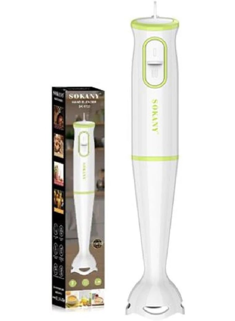 sokany SK-1728-2N Stainless Steel Hand Blender + Cup 2-in-1 800W - Image 2