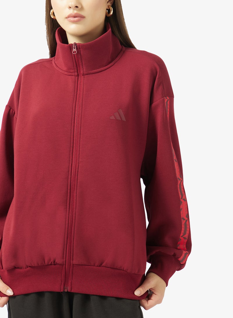 Adidas Saudia Travel Pack Soft Lux Loose Jacket - Image 3
