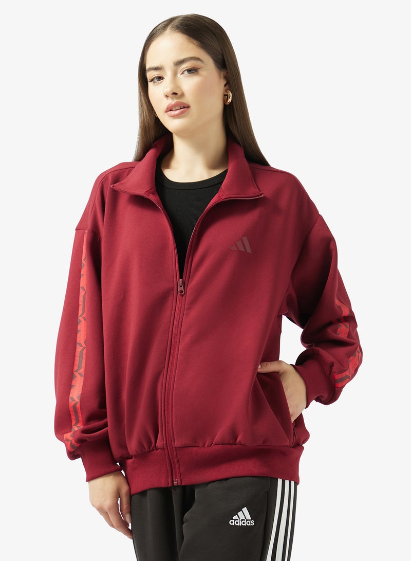 Adidas Saudia Travel Pack Soft Lux Loose Jacket - Image 1