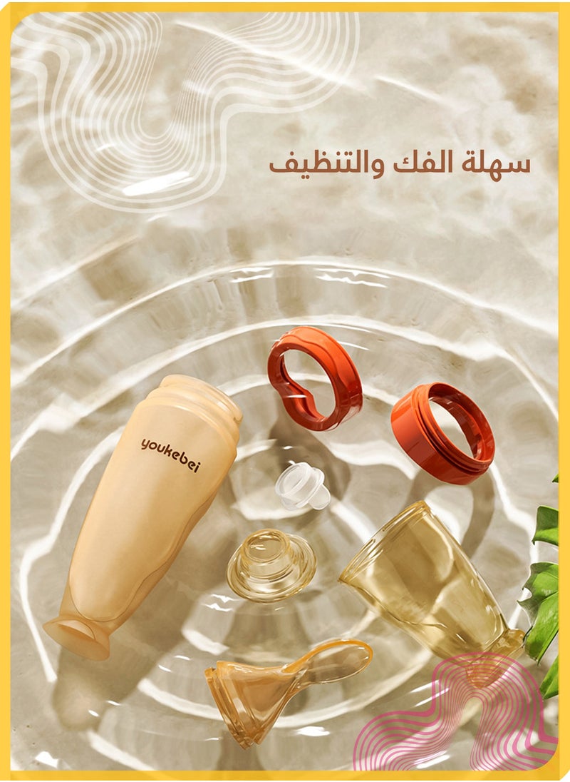 She&Little - Baby Silicone Feeding Spoon, with Vertical Base, Suitable for Infants Aged 0-24 Months, Choking Prevention, Easy Storage - Image 1