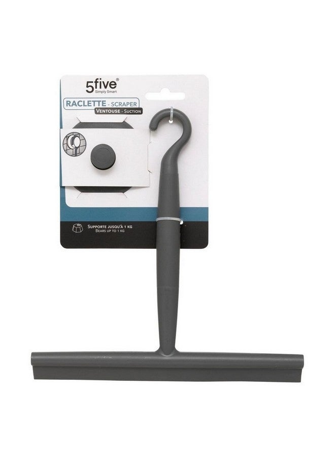 Five Simply Smart High Quality Window Squeegee with Suction Cup Grey 2.5 x 22 x 23 cm 206776 - Image 4