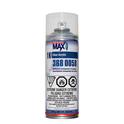 Spray max 10.6oz Aerosol 1k Acrylic Clearcoat 3680058 - Image 3