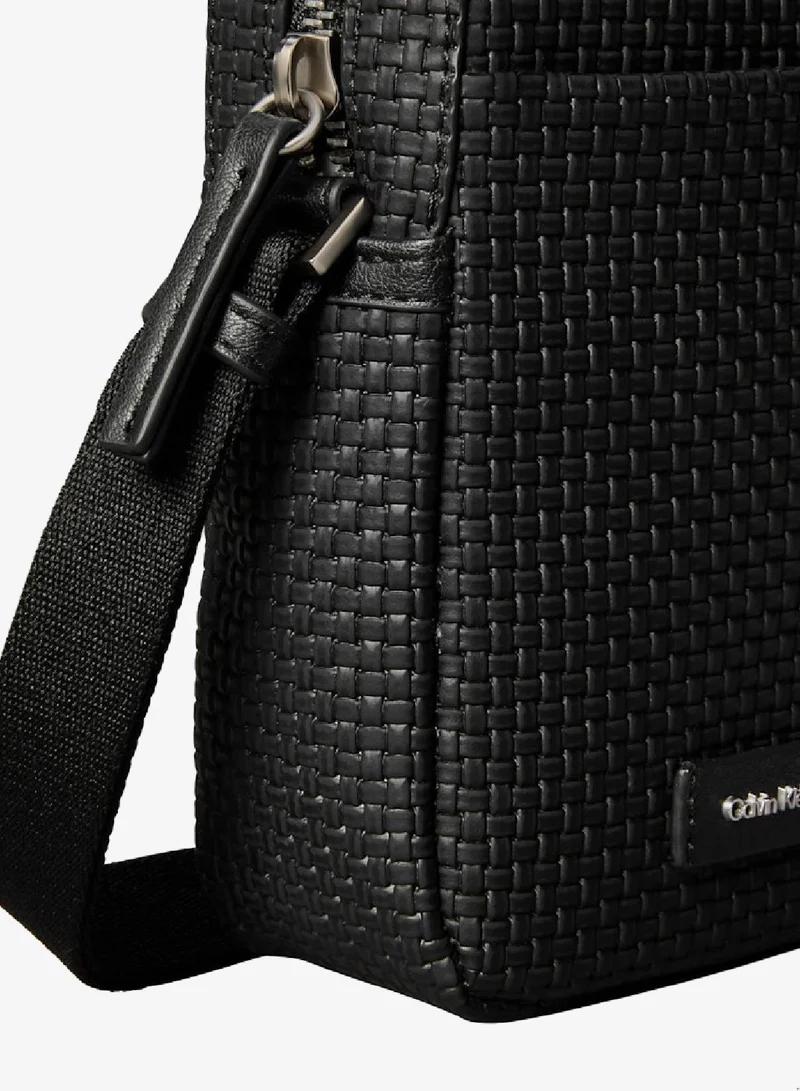 CALVIN KLEIN Black Slim Reporter Bag for Men | Best Price UAE