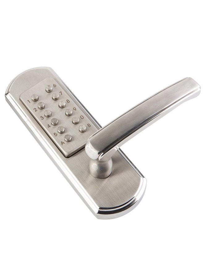 Megaflint Mechanical Keyless Door Lock Combination Digital Code Keypad Security Entry Stainless Steel 304 Not Deadbolt (Only for The Left Handed Opens Inward) … (Right Handle) - Image 3