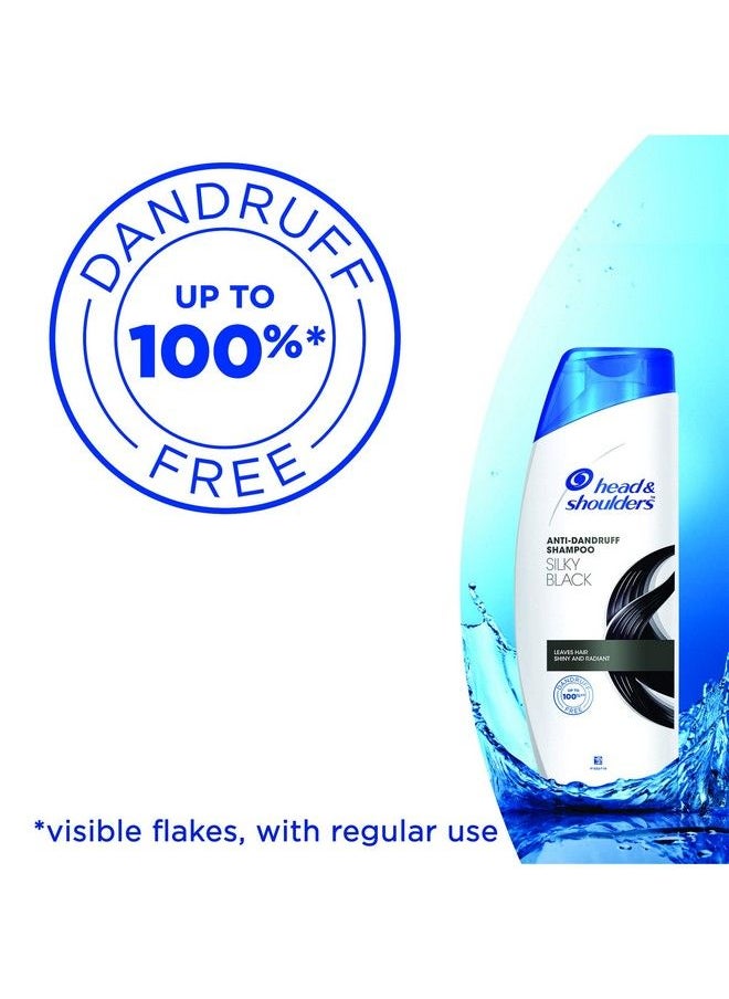Head & Shoulders شامبو حريري أسود مضاد للقشرة 340 مل  - Image 4