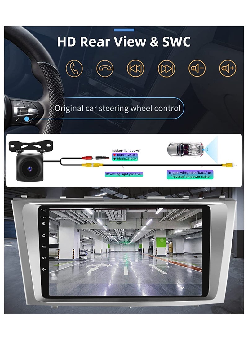 SHEZA STAR - Android Screen For Toyota Camry 2006 To 2011 2GB RAM 32 GB Memory Support Apple Carplay Android Auto Full HD IPS Touch Screen Display and Backup Camera included - Image 1