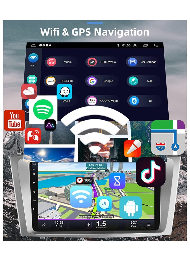 SHEZA STAR - Android Screen For Toyota Camry 2006 To 2011 2GB RAM 32 GB Memory Support Apple Carplay Android Auto Full HD IPS Touch Screen Display and Backup Camera included - Image 1