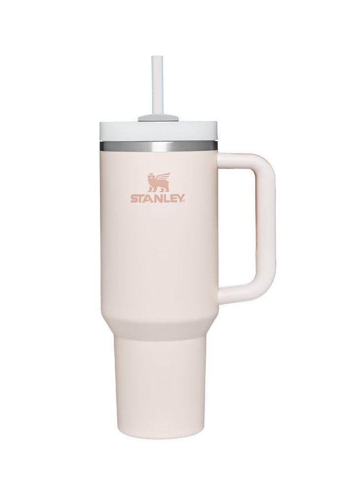 Stanley - 1.2L Stainless Steel FlowState Tumbler with Handle, Straw, and Lid - Keeps Drinks Cold for 11 Hours, Iced for 48 Hours - Dishwasher Safe Travel Mug for Hot and Cold Beverages - Image 1