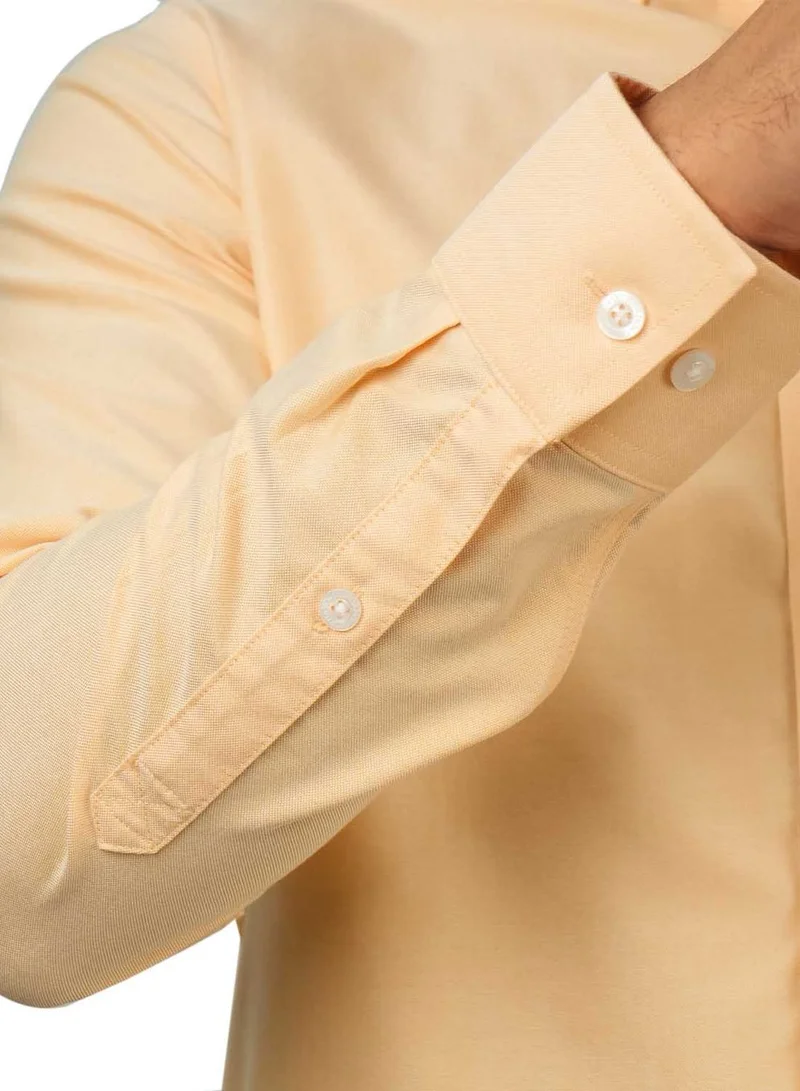 GIORDANO  Men's Wrinkle-Free Cotton Oxford Long Sleeve Shirt for Men | Best Price UAE