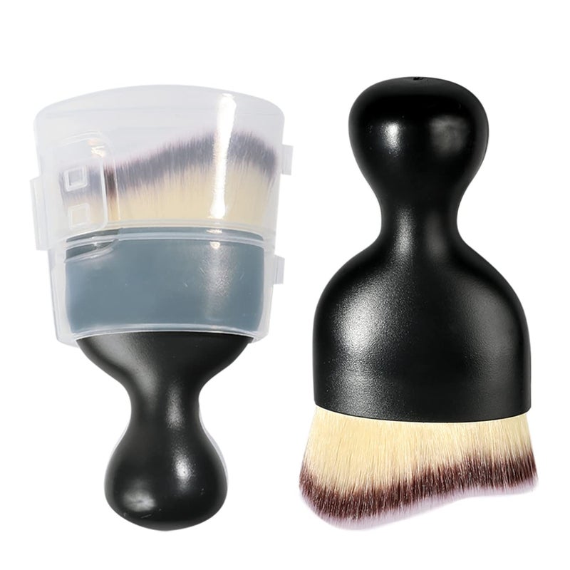 AOCISKA Car Interior Detailing BrushSoft Bristle Cleaning Brush Car Detailing Brush Dusting BrushCar Interior Cleaning ToolAuto Detail Brush Car Dash Duster Brush TriColor with Cap