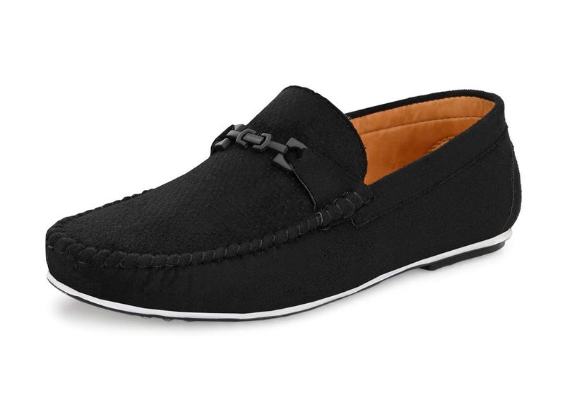 MACTREE Men's Black Loafers - 7 UK - Image 1