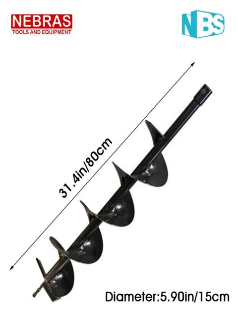 Drill Bit Earth Auger 6 Inch
