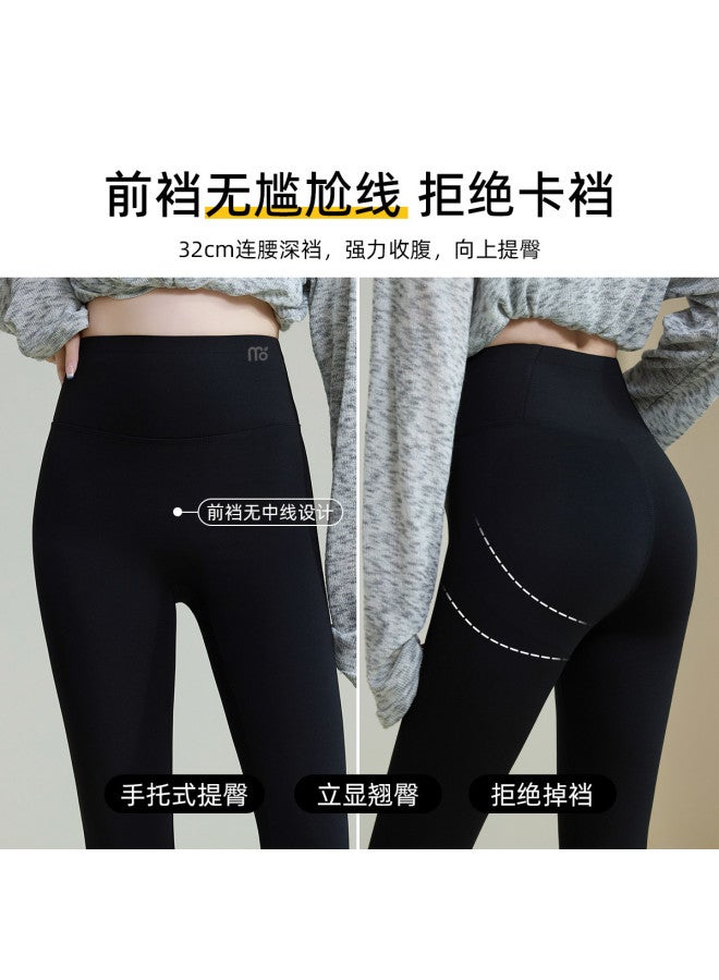 Modal 2025 New Fishbone Cloud-Feel Shark Leggings For Women, High-Waisted Tummy Control Lifting Yoga Fitness Base Layer Tight Pants - Image 5