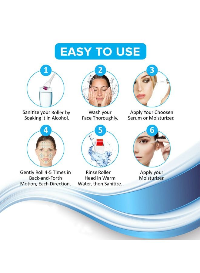 AGD 4-In-1 Face Massager And Roller White/Red - Image 5