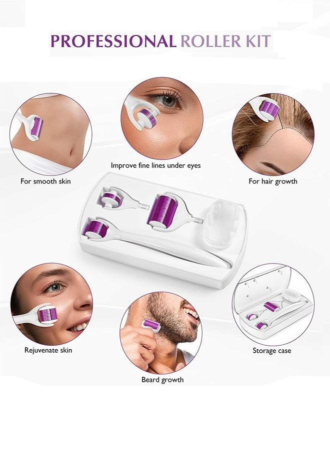 AGD 4-In-1 Face Massager And Roller White/Red - Image 4