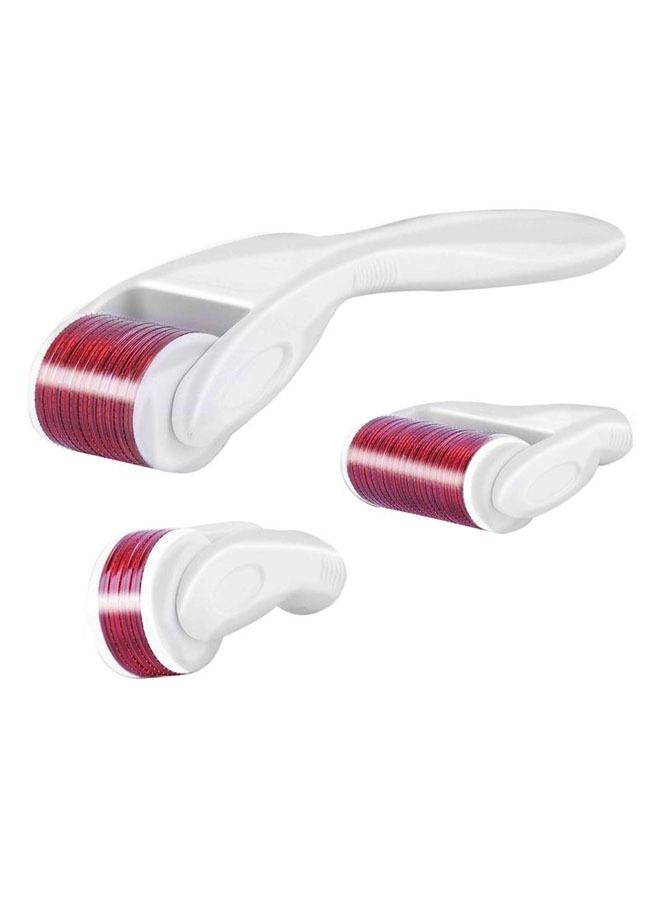 AGD 4-In-1 Face Massager And Roller White/Red - Image 1