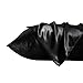 BEDSUM 2 Pack Standard Silk Satin Pillowcases for Hair and Skin, Silky Soft and Luxurious Bedding Pillow Cases with - Image 2