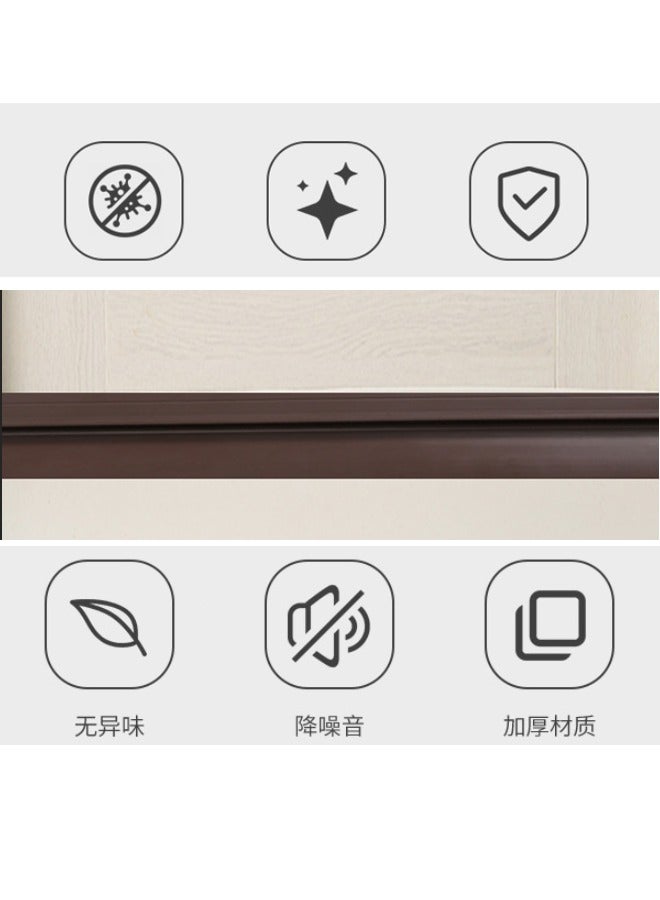 Door and Sliding Window High Viscosity Sealing Strip, Self-adhesive Door Bottom Sealing Tape, Insect-proof Windproof Window Sealing Strip, Shock-absorbing Buffer Sound-insulating Noise-reducing, Wea  - Image 3