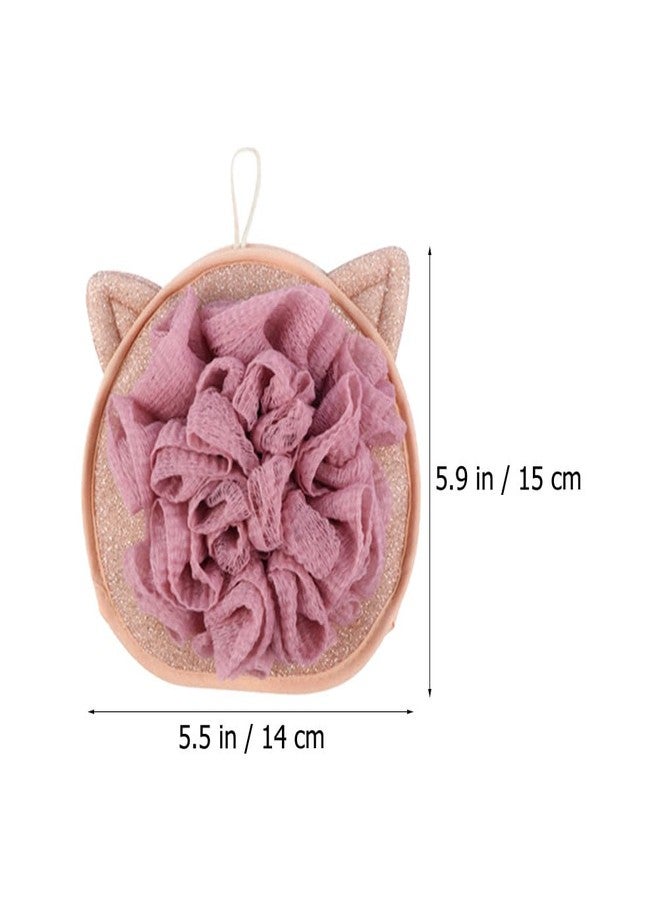 MUCKLILY Cat Ear Double-Sided Bath Balls 2-Pack Exfoliating Body Scrubbers for Shower Deep Skin Cleansing with Soft Durable Material for Gentle Daily Use - Image 5