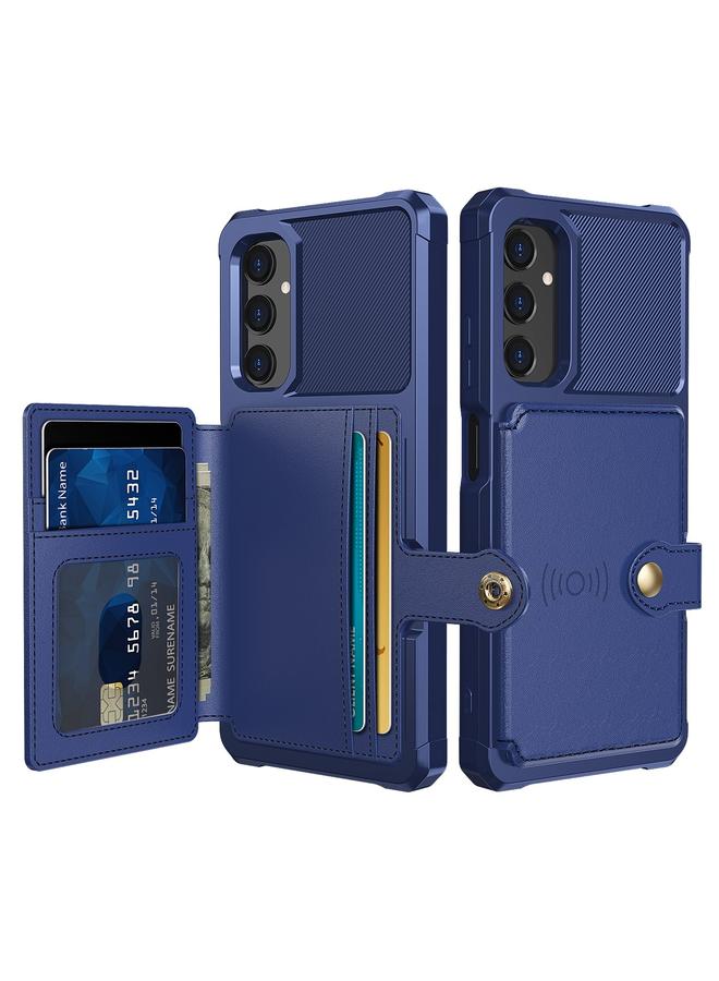 اس-توب جراب هاتف جلدي لهاتف Samsung Galaxy A05s مع محفظة مغناطيسية وبطاقة - Image 1