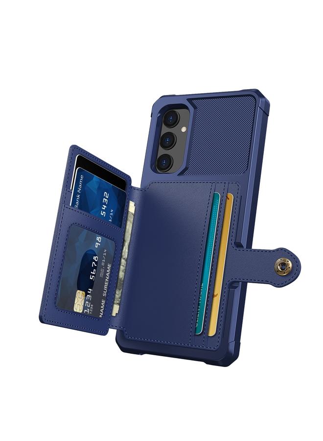 اس-توب جراب هاتف جلدي لهاتف Samsung Galaxy A05s مع محفظة مغناطيسية وبطاقة - Image 3