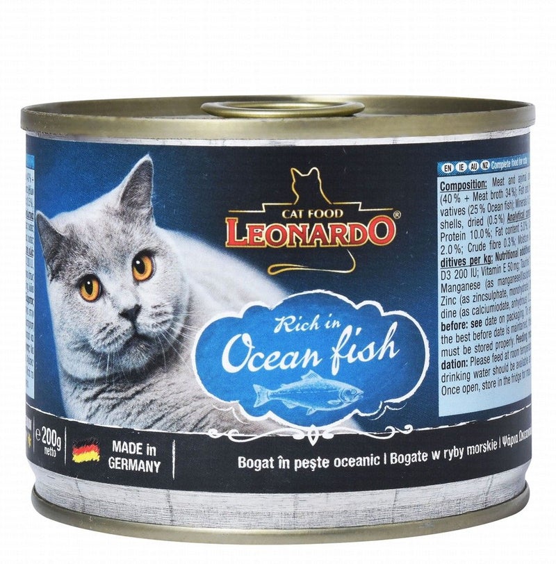 Leonardo Wet Cat Food with Fish for Adult Cats - 200 gr - Image 1