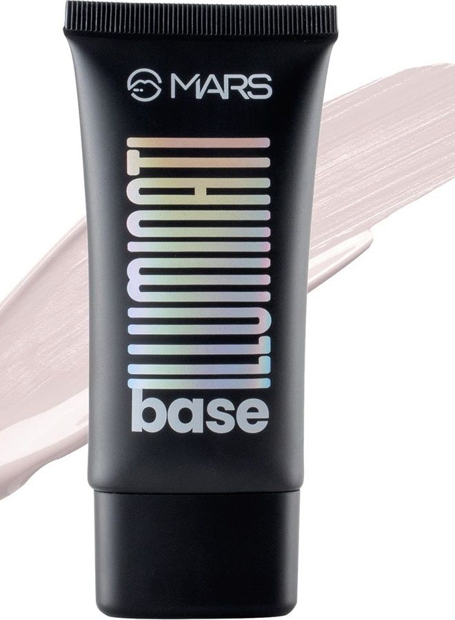 Mars MARS Illuminating Highlighter Makeup Base Primer - 45 ml (PINK BEAM-02) - Image 1