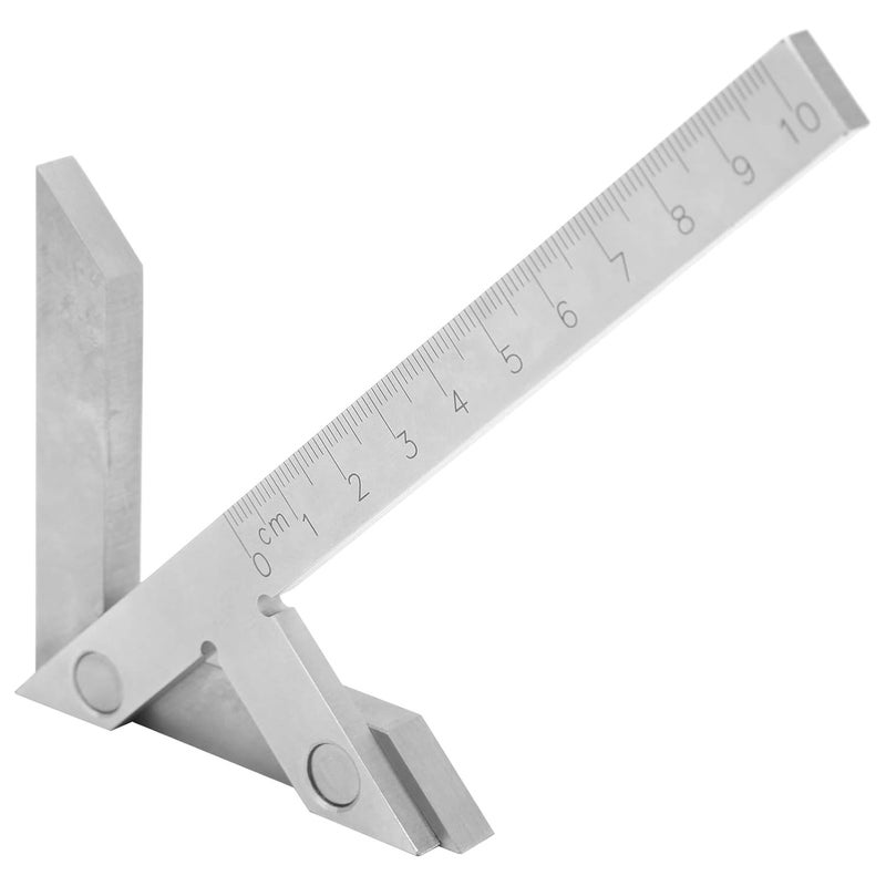 مسطرة زوايا متعددة الوظائف 100x70مم لتصنيع الأجهزة وتوسيط الأسطوانات - Image 2