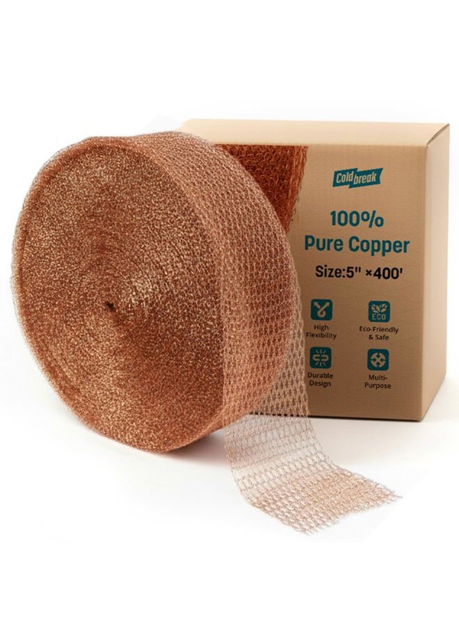 Coldbreak شبكة MESH400، 5" × 400'، نحاس نقي 100%، صنع في الولايات المتحدة - Image 1