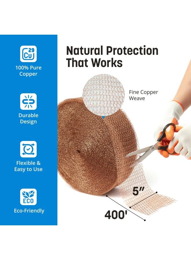 Coldbreak شبكة MESH400، 5" × 400'، نحاس نقي 100%، صنع في الولايات المتحدة - Image 2