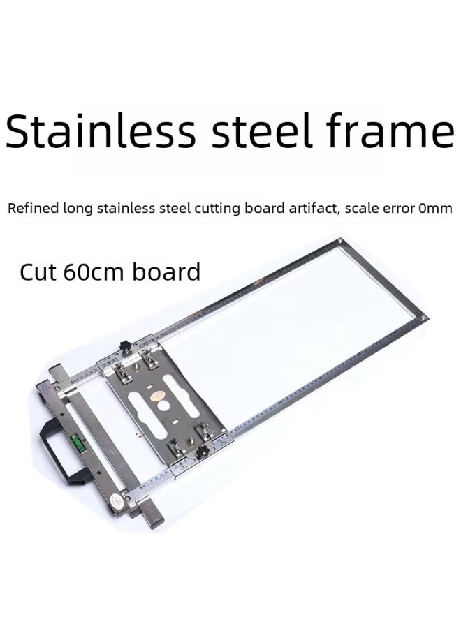 Generic - Portable Multifunctional Wood Cutting Machine High Precision Carpentry Tools Tile Cutter Fixed Bracket Wood Board Cutter-Model:Dongcheng Cutting Machine 1200W + Cutting Board Artifact - Image 1