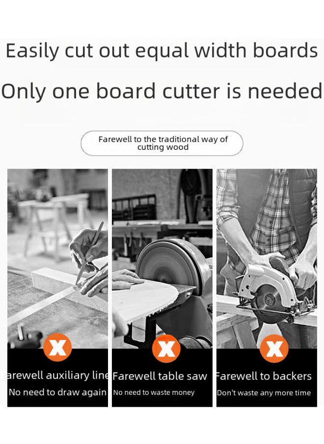 Generic - Portable Multifunctional Wood Cutting Machine High Precision Carpentry Tools Tile Cutter Fixed Bracket Wood Board Cutter-Model:Dongcheng Cutting Machine 1200W + Cutting Board Artifact - Image 1
