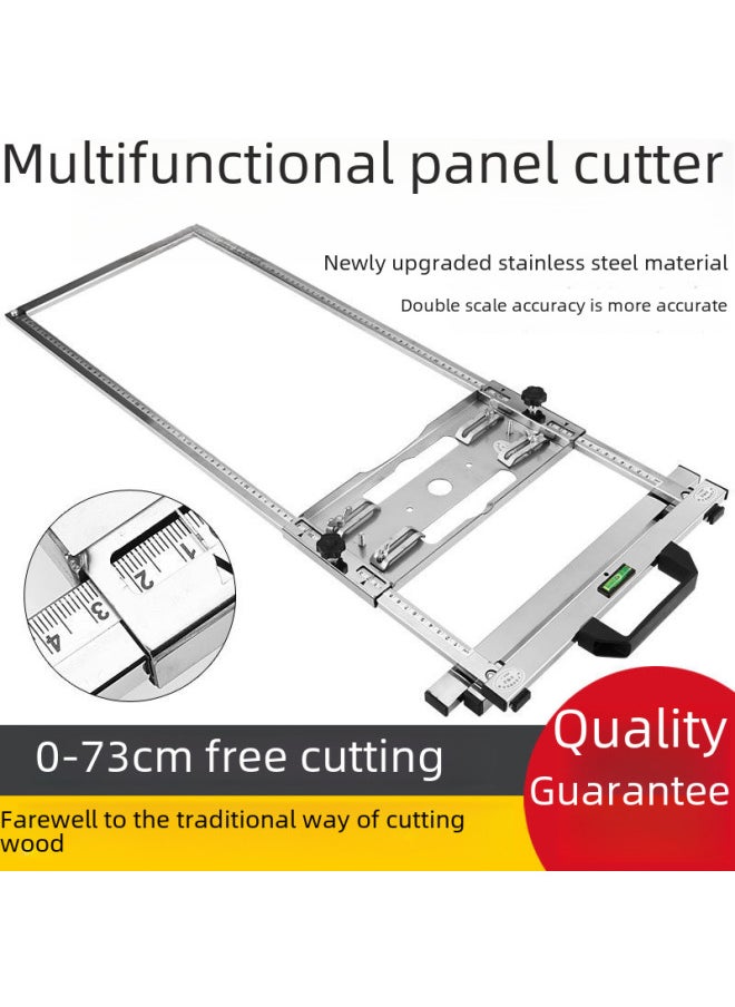 Generic - Portable Multifunctional Wood Cutting Machine High Precision Carpentry Tools Tile Cutter Fixed Bracket Wood Board Cutter-Model:Dongcheng Cutting Machine 1200W + Cutting Board Artifact - Image 1