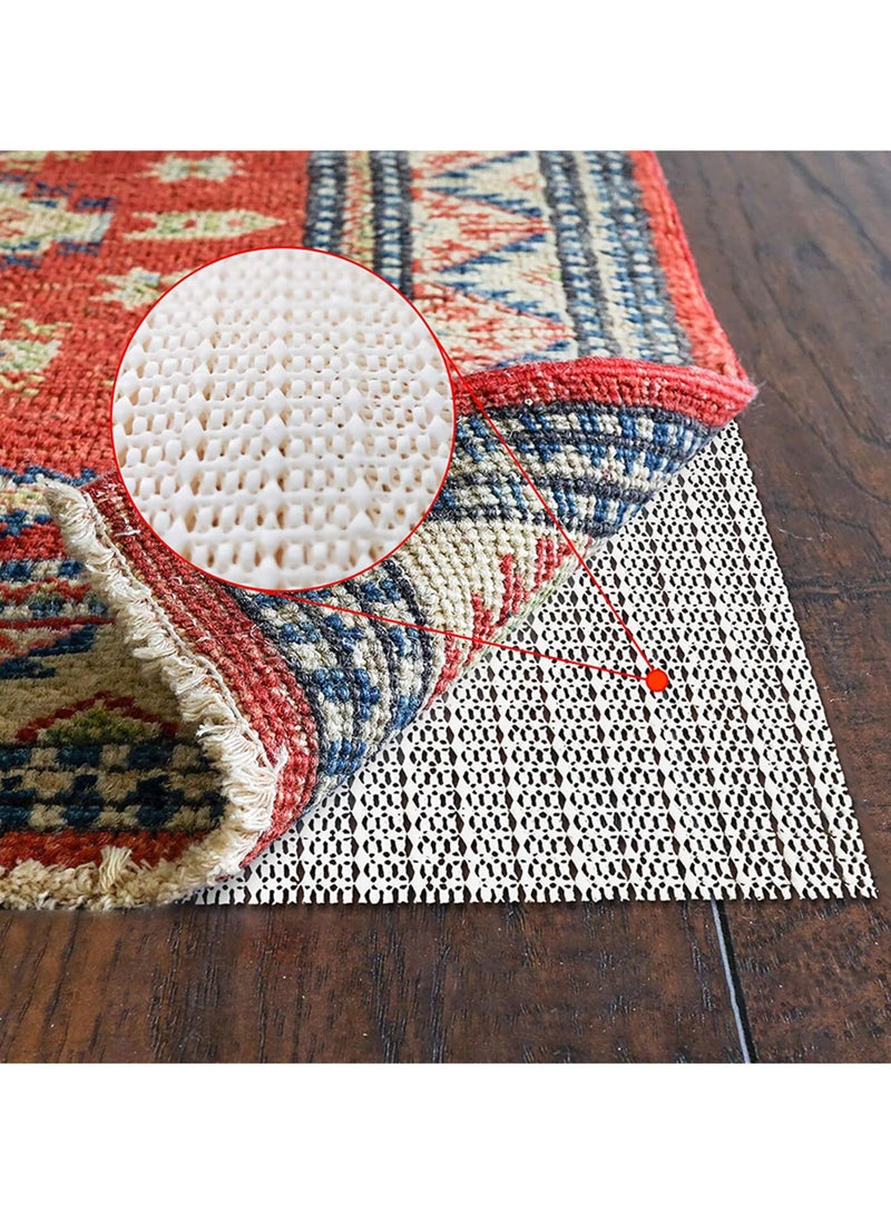 VIUAUAX Rug Gripper,Rug-Grip Carpet Fixed Stickers,Non-Slip Rug Pad, Non-Slip Area Rug Pad, Slip and Skid Resistant Pads for Hard Floors Under Carpet Mat Cushion, Rug Pads Protective Cushioning Pad for Hardwood Floors (150 x 200 cm) - Image 1
