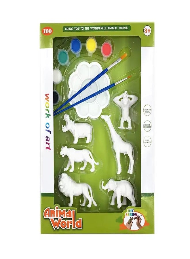 53 Arts Wild animal model educational painting set DIY art toy for kids - Image 1