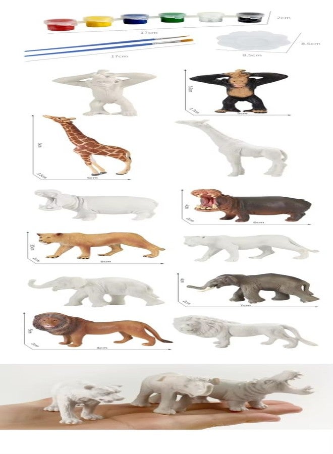 53 Arts Wild animal model educational painting set DIY art toy for kids - Image 3
