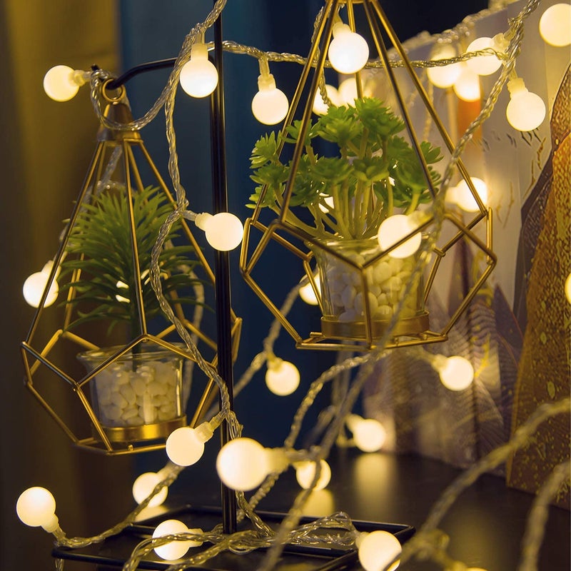 VELOCIOUS VELOCIOUS Bubble Ball String LED Fairy Lights for Home and Outdoor Warm White Warm White Ball Light  - Image 5