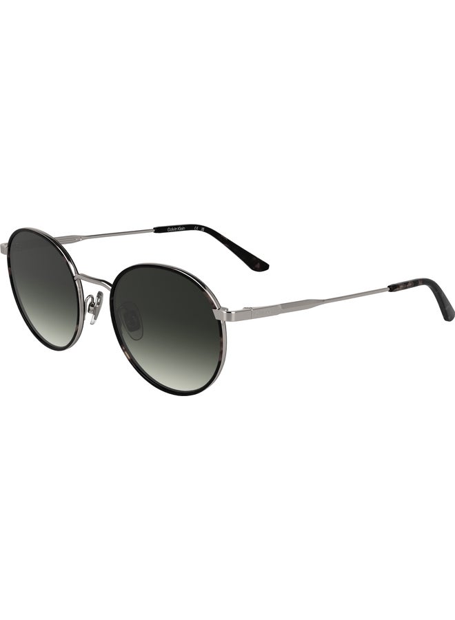 CALVIN KLEIN FULL RIM METAL ROUND CALVIN KLEIN SUN CK25101S N 5020 (223) HAVANA GREY - Image 2