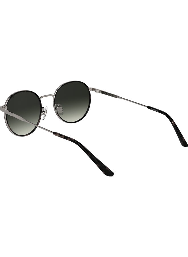 CALVIN KLEIN FULL RIM METAL ROUND CALVIN KLEIN SUN CK25101S N 5020 (223) HAVANA GREY - Image 3