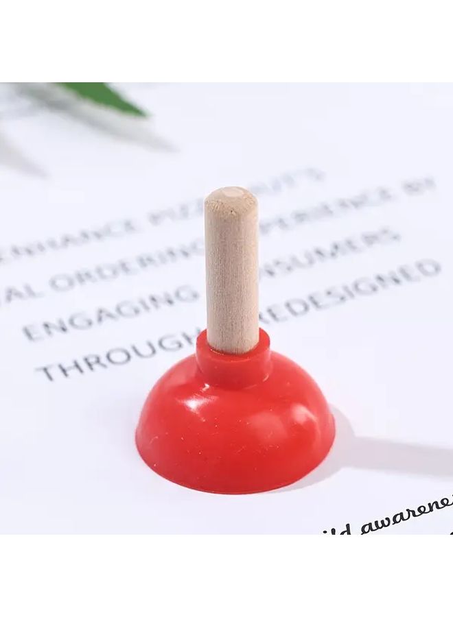 Blue Silicone Toilet Plunger and Cup Holder Multifunctional Desktop Storage Box 5pcs - Image 5