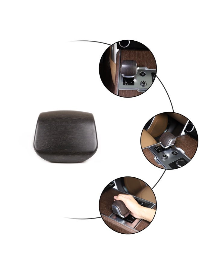 Car Gear Shift Knob Head Cover Trim for Range Rover Sport/Vogue/Velar/Discovery 5, Wood Grain - Image 2